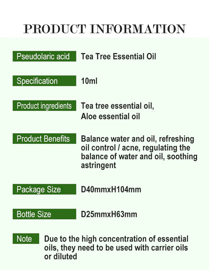 100 % Pure Tea Tree Essential Oil | 10 ml
