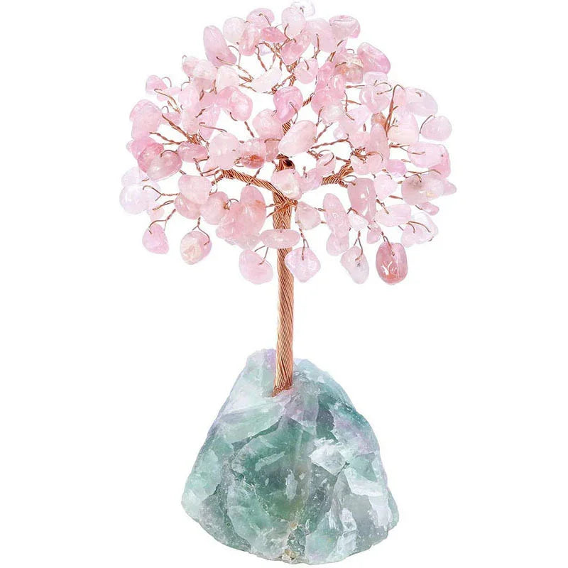 Crystal Tree of Life Gemstone Ornament – 8 Variants