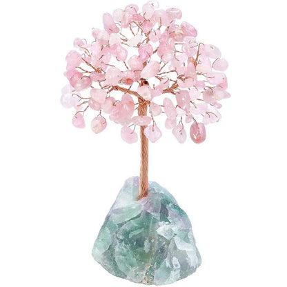Crystal Tree of Life Gemstone Ornament – 8 Variants