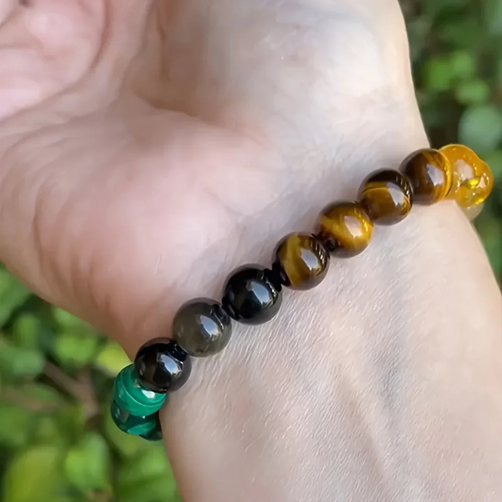 Intention Crystal Bracelet — Money · Protection · Abundance · Love (8 mm beads) - Y.S Alley