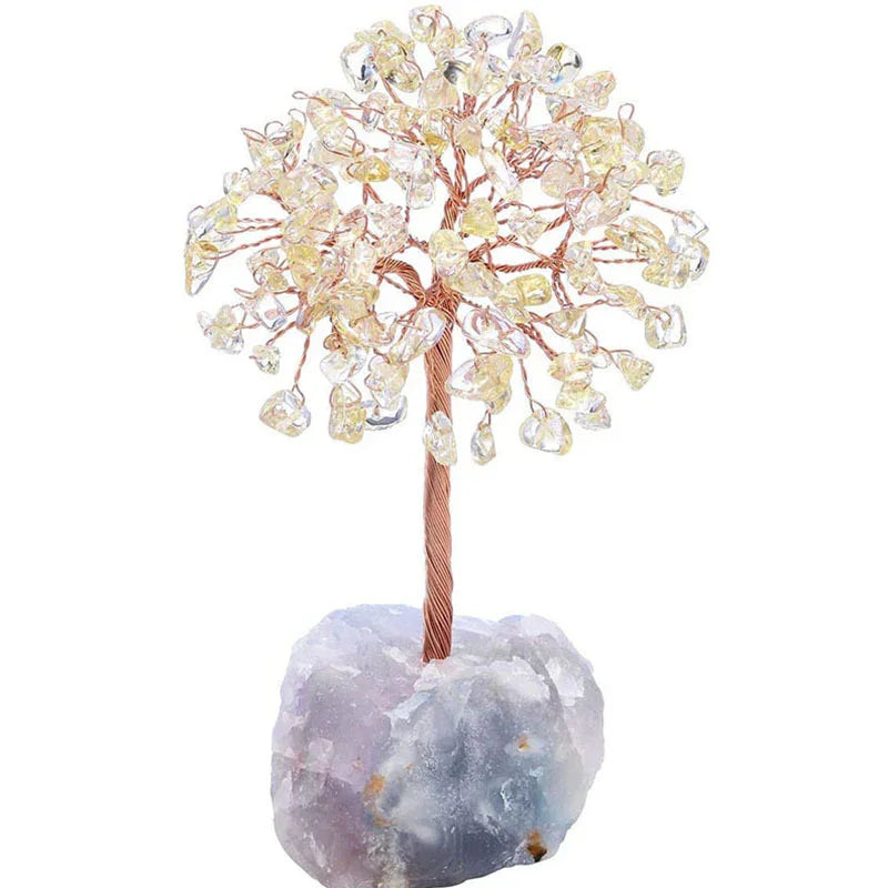 Crystal Tree of Life Gemstone Ornament – 8 Variants