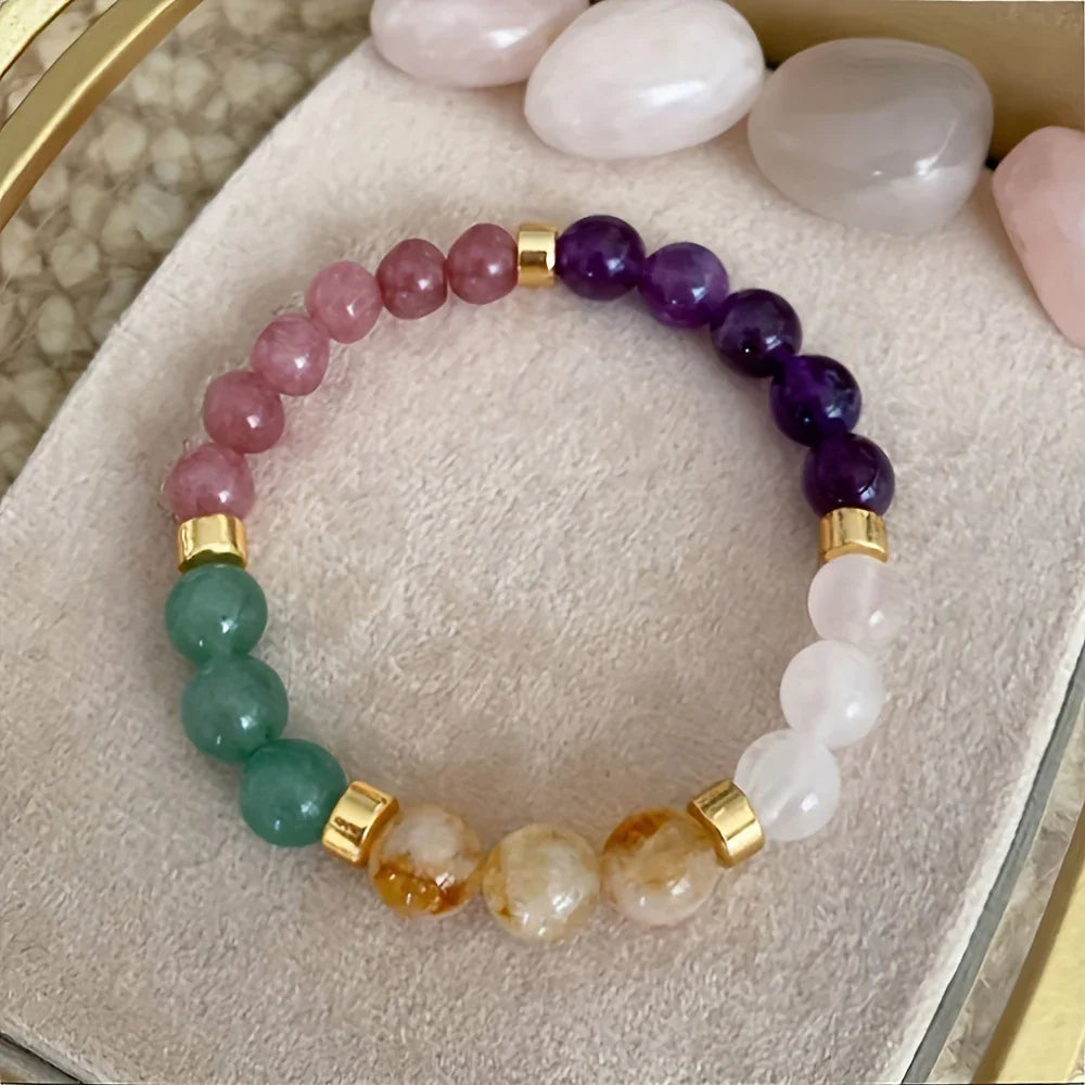 Intention Crystal Bracelet — Money · Protection · Abundance · Love (8 mm beads) - Y.S Alley
