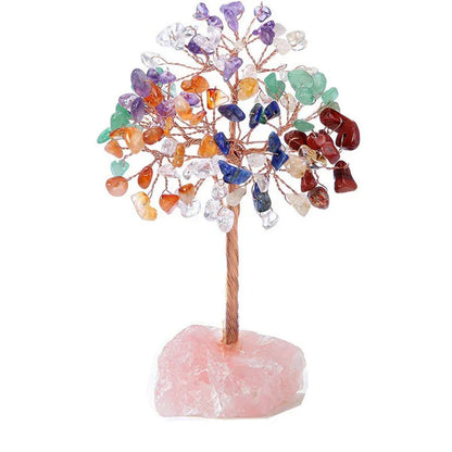 Crystal Tree of Life Gemstone Ornament – 8 Variants