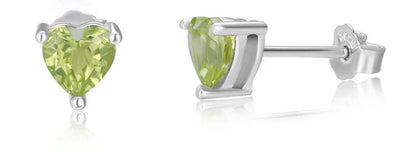Petite Gemstone Stud Earrings 925 Sterling Silver - Y.S Alley