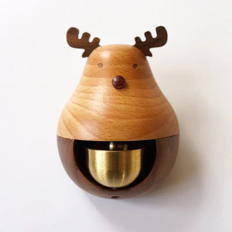 House-Blessing Animal Doorbell — Deer • Lucky Cat • Blessing Rabbit (10 × 7 × 4 cm) - Y.S Alley